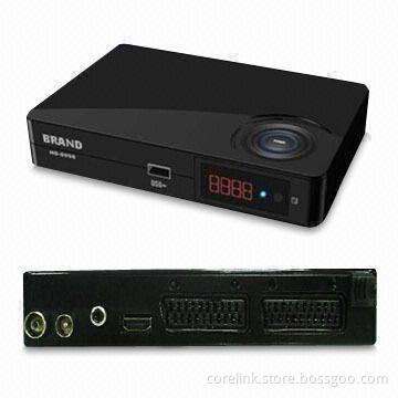 HD Set-top Box, MPEG4/H.264 DVB-T+PVR+HDMI® + LED Display + EUP, Multimedia Playback via USB2.0